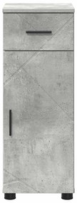 Fürdőszoba Székény fiókkal Beton szürke 30 x 35 x 80 cm Faanyag