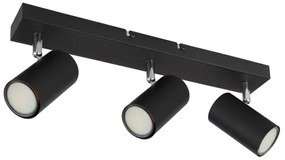 Globo 57911-3B - ROBBY 3xGU10/35W/230V fekete spotlámpa