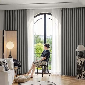 ARÔME HOME Sötétítő függöny, bézs-szürke, 135 x245 cm