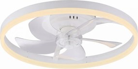JUST LIGHT. 14624-16 - LED mennyezeti ventilátor világítással RITA LED/22W/230V + távirányító