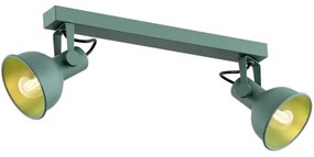 Argon 7174 - Spotlámpa LENORA 2xE14/7W/230V zöld