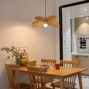 Immax 08265L - Csillár zsinóron MARIPOSA 1xE27/40W/230V átm. 50 cm juta