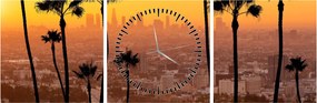 Kép - Los Angeles panorámája (órával) (90x30 cm)