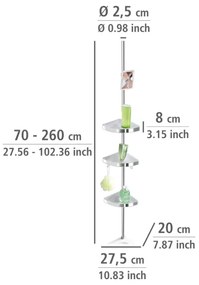 WENKO 22124100 - PREMIUM sarokelem, 27,5 x 260 cm, ezüst