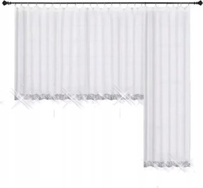 Mg Kpl ablak erkély fátyol Gyémánt ezüst 500cm