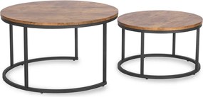 Dohányzóasztal szett FIGO MAX rusztikus tölgy