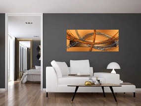 Absztrakt kép (120x50 cm)