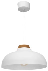 Csillár zsinóron BURGOS 1xE27/60W/230V fehér