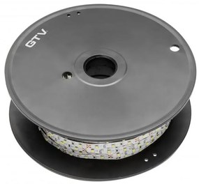 LED szalag 5630, 300 LED/5 fm, semleges fehér, 20W/fm,  80W/5fm , 10mm , 50fm/tekercs, 12V, IP20, 1750lm/m