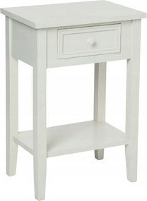 Éjjeliszekrény Charme Fehér rusztikus stílus