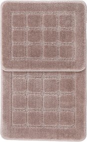Barna fürdőszobai kilépő szett 2 db-os 50x80 cm Kareli – Foutastic