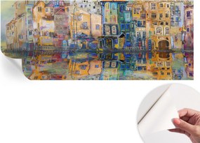 Design fali fotótapéta öntapadós Varázslatos város 250x104 cm