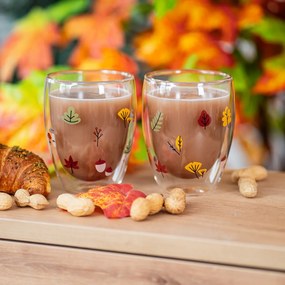 4Home Hot&Cool Autumn thermo pohár 350 ml, 2 db