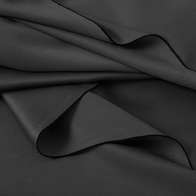 Goldea sötétítő függöny szövet blackout szatén fényű - sötétszürke 320 cm