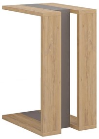 Tárolóasztal tölgyfa dekorral 40x30 cm Macha – Marckeric