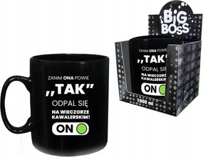 Bögre XXL Big Óriás Elegáns Ajándék Legénybúcsúra