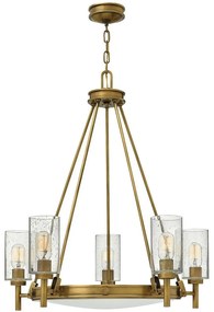 Elstead HK-COLLIER5 - Csillár láncon COLLIER 5xE27/100W/230V