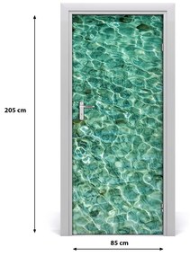 Poszter tapéta ajtóra tiszta víz 95x205 cm