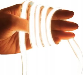 Led szalag Neon Cob 12V Meleg 3000K 5m Homogén 480LED/méter