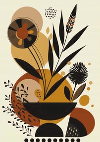 Poszter 59,4x84,1cm Geometrikus kertek