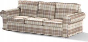 Dekoria Ektorp 3 személyes kanapé huzat, összecsukható Ikea barna