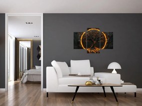 Kép – Életfa lávában II. (90x60 cm)
