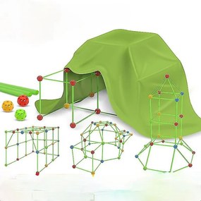 Fun Forts Várépítő Építő Készlet Gyerekeknek Világít a Sötétben Építőkészlet