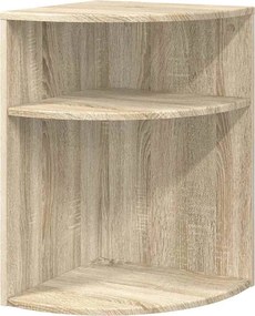 vidaXL Végasztal Sonoma tölgy 39,7 x 39,7 x 60 cm Faanyag