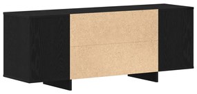 TV állvány - Fekete tölgy - 120x30x40.5 cm - Műmárványból készült