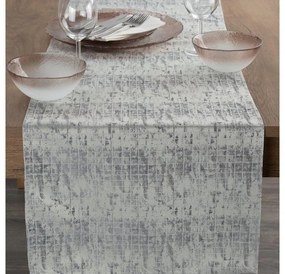 Alina jacquard asztali futó Ezüst 40x140 cm