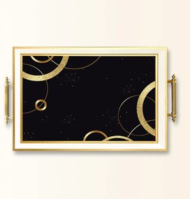 Üveg tálca, 38×24 cm – TPB9914