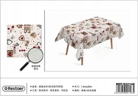 Vízálló Abrosz tekercses 140cm x 20m mintával