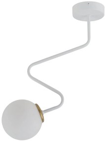 SIGMA LIGHTING 33304 ZIGZAG Modern Mennyezeti Lámpa Fehér, Arany G9 IP20