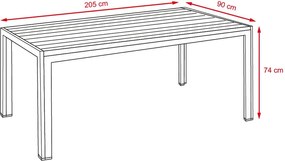 VIKING XL + 6x PARIS Kerti bútor szett