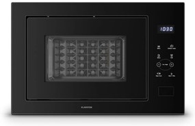 Klarstein Velaire beépíthető mikrohullámú sütő grillel | 1200 W grill | 850 W mikrohullám | 60 cm