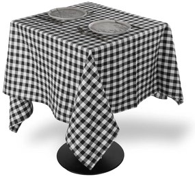 Pamut asztalterítő 150x150 cm Gingham – Tiseco Home Studio