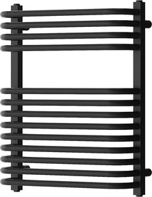 Mexen Apollo 660 x 550 mm-es fürdőszobai radiátor, 386 W, fekete - W117-0660-550-00-70