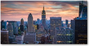 Fotó üvegkép Manhattan New York 140x70