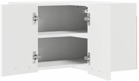 Függő szekrény polcokkal Riga Fehér 57 x 57 x 40 cm Faanyag