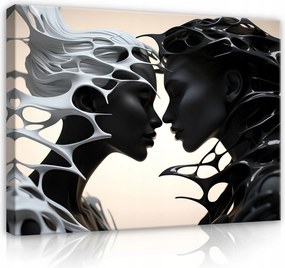 VĂĄszonkĂ©p NĆ Absztrakt CsĂłk Nappali 60x40