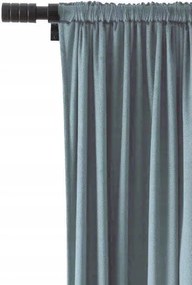 Velúr Függöny 140x250 Velvet szalaggal Kék