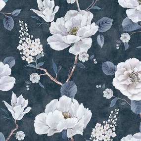 Arthouse Signature 2 Ashley Floral kék virágos papír tapéta – 925505