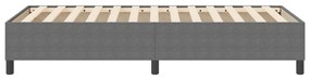 Box Springszövet Ágy Light Grey 100x200 cm