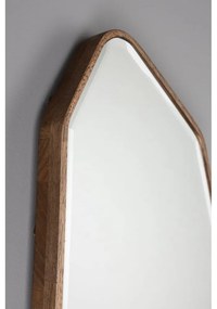 Fali tükör tömörfa kerettel 39,5x90 cm Basil – Dutchbone