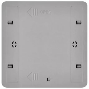 Kapcsoló 2 gombos GoSmart 1xCR2430 Tuya fekete