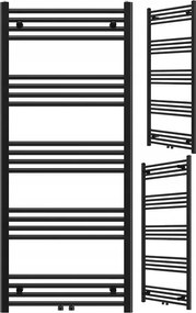 FĂŒrdĆszobai RadiĂĄtor LĂ©tra RadiĂĄtor Modern Fekete 140x60 cm Raven