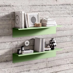 Fali polc JOANNE 700 mm, Fresh Style: pasztellzöld