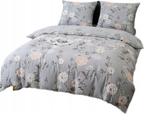 Prémium pamut ágyneműhuzat 220x200 virágos ágynemű szett
