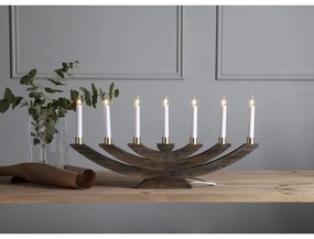 Barna karácsonyi fénydekoráció Navida – Star Trading