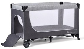 KINDERKRAFT SELECT - Utazó kiságy LEODY szürke